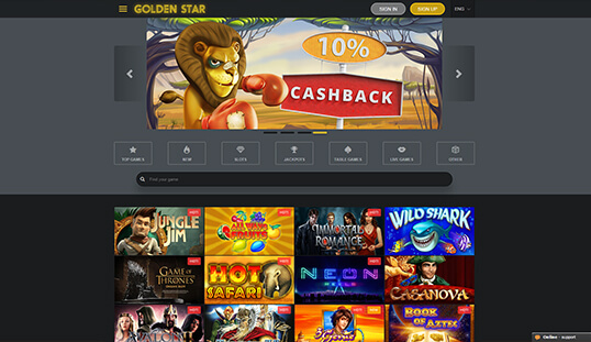 Golden Star Casino Online