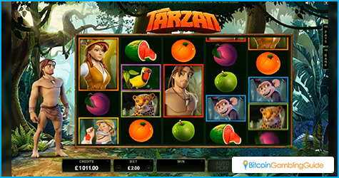play the free tarzan casino game online